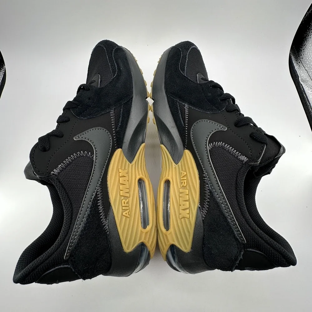 Nike Air Max Excee Shoes Men 9.5 Black Gum Light Brown Anthracite HV0928 010 NEW